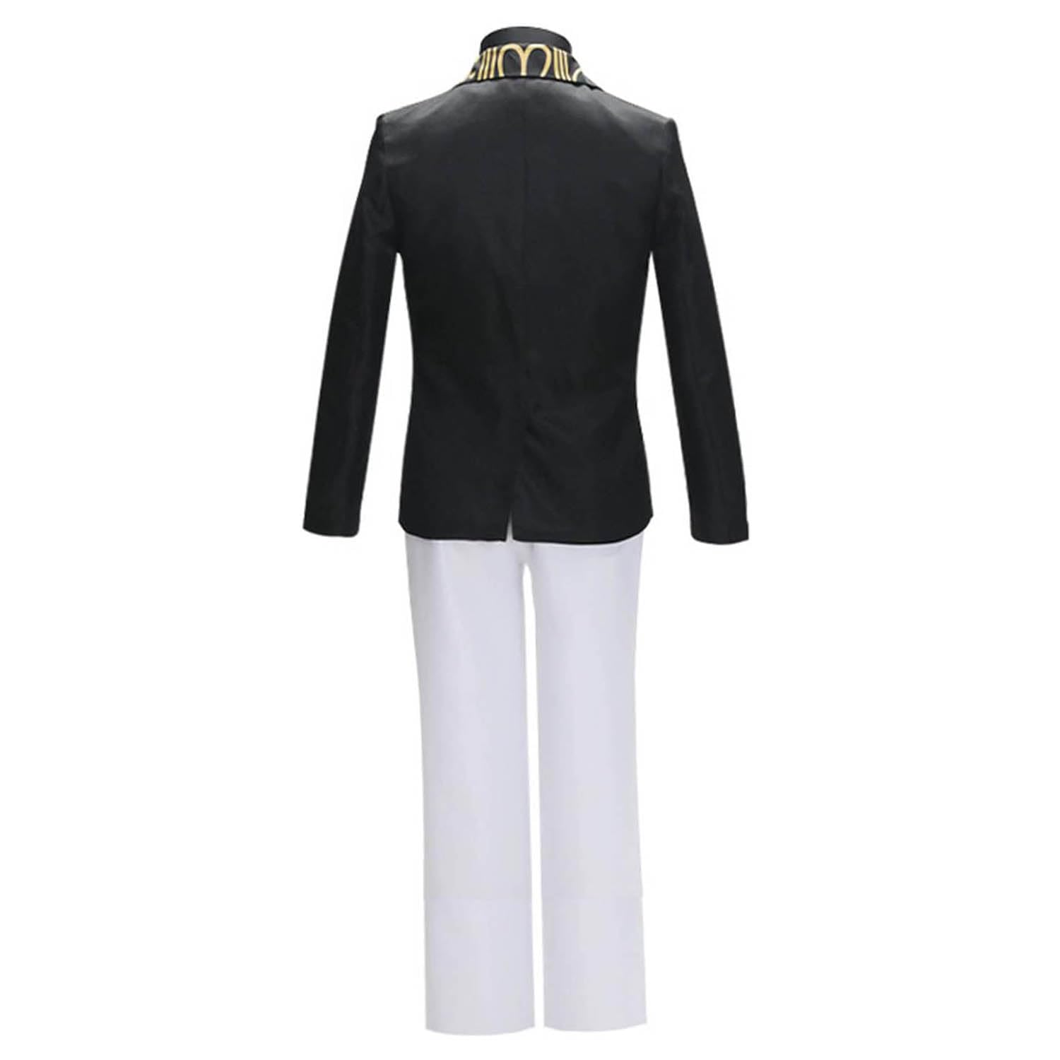 Anime Personaggio Kibutsuji Muzan Cosplay Costume Vestito Gioco di Ruolo Uniforme Set Completo Halloween Festa Carnevale Dress Up Suit con Parrucca Cappello per Uomo