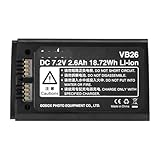 Lithium Battery ，Compatible For Godox VB26 VB26A VB26B ，Speedlight Flash Battery For V1 V850III V860III Speedlite Flash(VB26) - Image 3