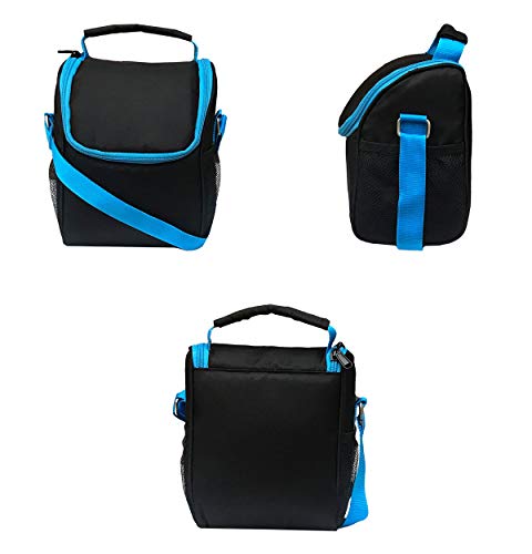 Image of Foonty Office Use Women Waterproof Lunch Bag /Tiffin Bag (Black,FFFLB8021A)