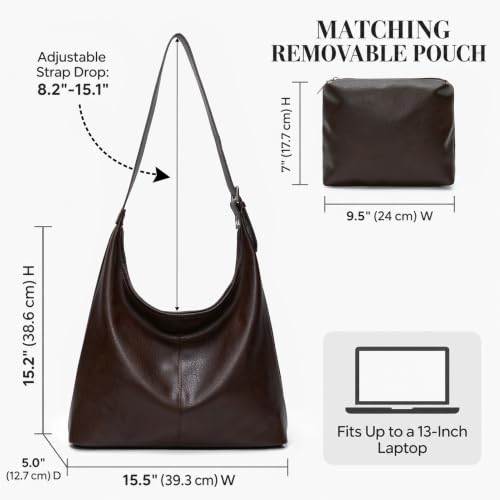 Hobo Bag with Matching Pouch