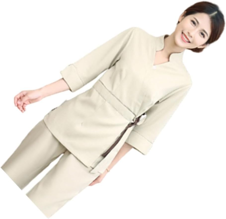 Beautician Uniform Smock Dresses Ladies Tops Scrub Top for Women Nursing Dress Work Dress for Women