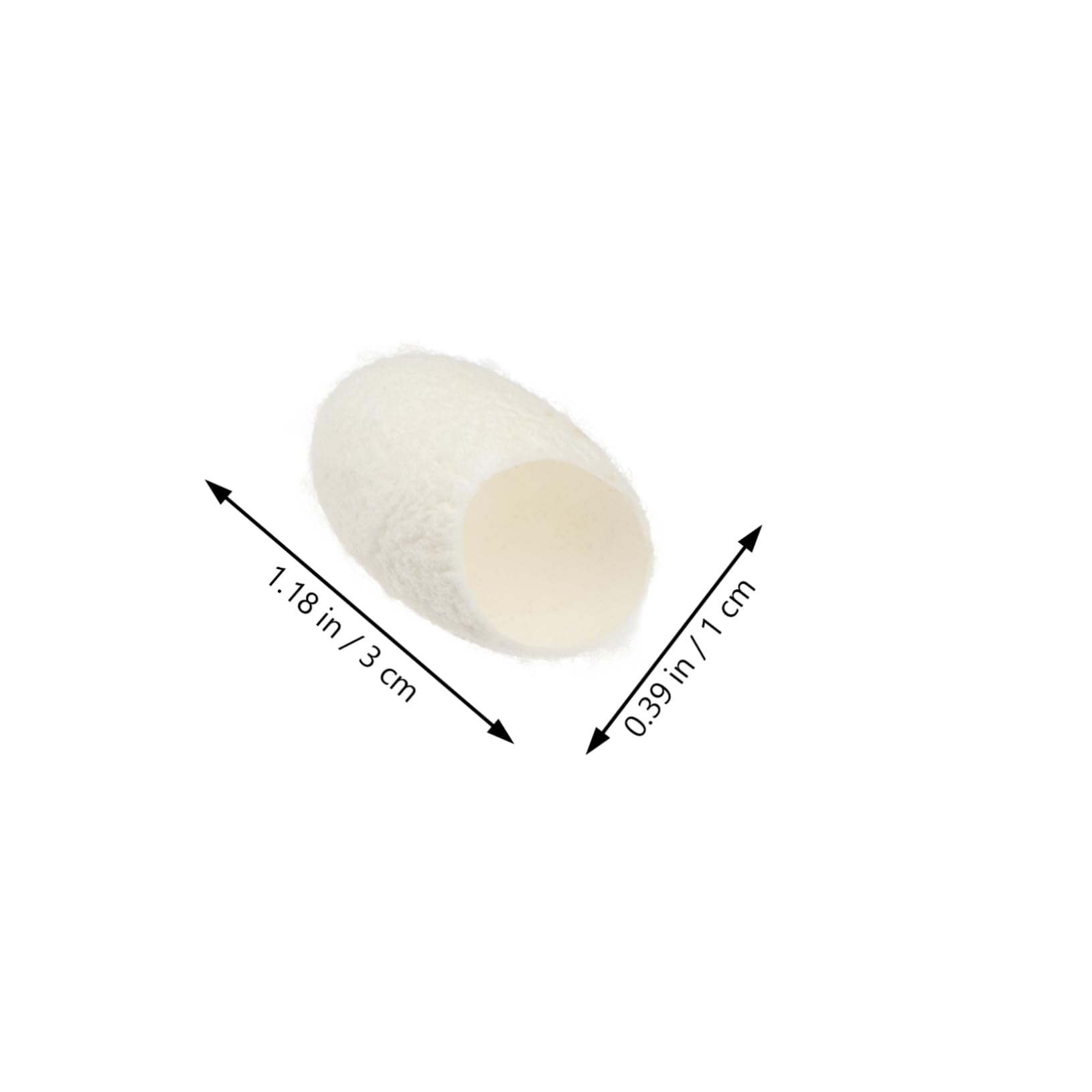 FOMIYES 200stücke Natürliche Organische Seidenraupenbälle Zur Gesichtsreinigung Peeling-exfoliator Für Hautpflege Und Mitesserentfernung Für Anfänger Und Empfindliche Haut