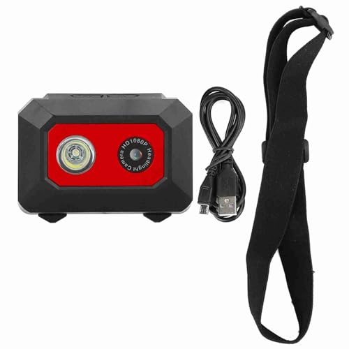 Caméra sport HD 1080p anti-pénombre avec phare super lumineux intégré et DVR grand angle