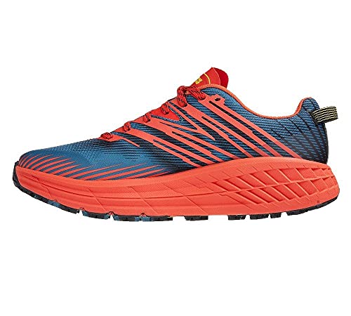 HOKA ONE ONE Speedgoat 4 Chaussures de sport en textile synthétique pour homme, (Fiesta Provincial Bleu), 45 EU