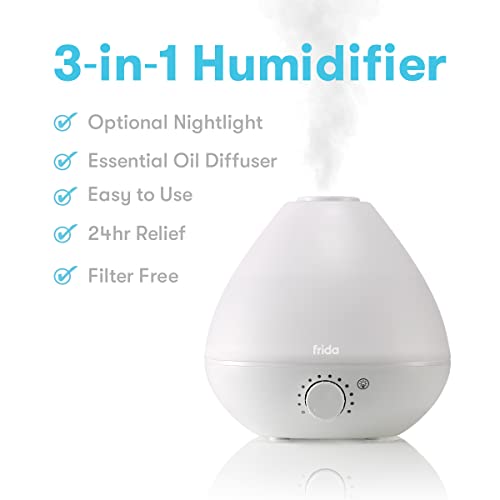 Frida Baby 3-in-1 Humidifier with Diffuser and Nightlight, White - Image 3