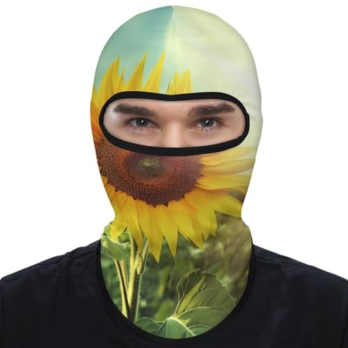 Balaclava para Hombre Mascarilla para Esquí para Mujer Mascarilla con Girasol Completa para Cubrir el Rostro para Ciclismo miniatura 1