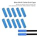 Bicycle Shift Cable End Caps, 10Pcs Bicycle Shift Cable End Caps Aluminum Alloy 4mm for Road Mountain Bike 4 Colors(Blue)