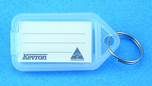 KEVRON ID30 Giant Tags Bag of 25 - Clear x 25