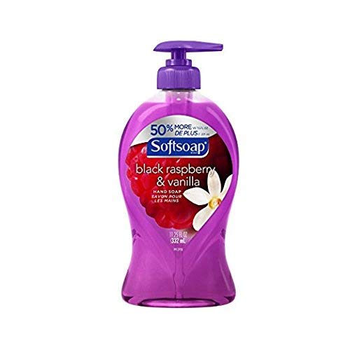 Softsoap Liquid Hand Soap Pump, Black Raspberry and Vanilla, 11.25 Ounce (Pack of 2)