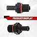 Sumjig 1 PC Automotive PCV Check Valve, Replacement OEM #267402G000 26740-2G000 Repair Replacement Accessoriess, Compatible with JAC Chery Beidouxing Hyundai Accord Nissan Mitsubishi (Black)