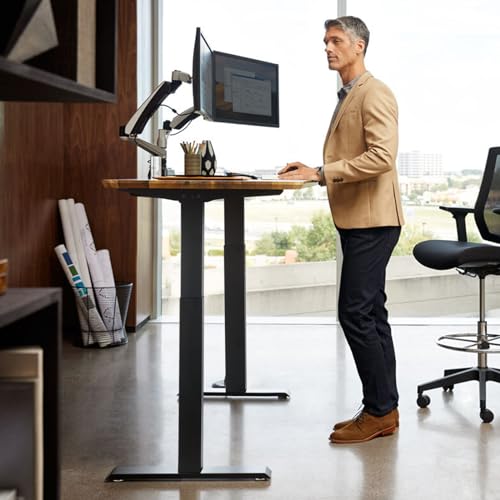 VEVOR Cadre bureau debout électrique hauteur 70 117cm longueur 90 135cm ergonomique . - vue 3