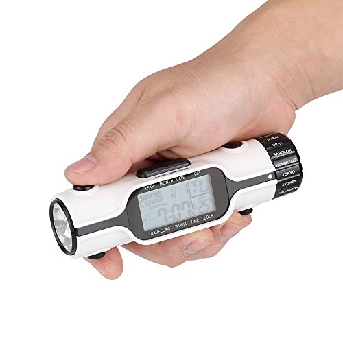 Digital Travel Alarm Clock No Bells, No Whistles, Simple Basic Operation, Alarm, Snooze, Small And Light, On/Off Switch, With Backlight Display Lightweight Multi Time Zone Pocket Sized #TOP1