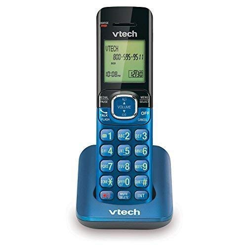 VTech CS6509-15 Accessory Cordless Handset, Blue | Requires a VTech CS6519, CS6528, or CS6529 Series Cordless Phone System to Operate