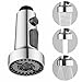 Pull Down Head Replacement Rustproof Universal Easy Installation 3-Function Sink Head Nozzle Kitchen Tool