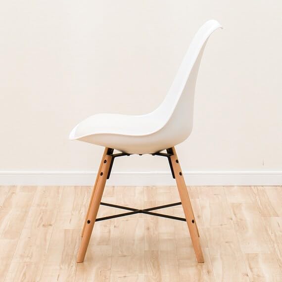 ニトリ/ホワイト/ダイニングチェア/ハイバック背もたれ ニトリ（NITORI） ハイバックダイニングチェア(マライア3 LBR) 食卓