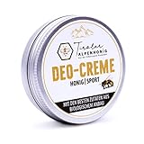 tirol heute moderatoren  Tiroler Alpenhonig Deocreme Sport – Olivenöl, Honig, Bienenwachs 100 % natürliches Bio Deodorant ohne Aluminium 50ml
