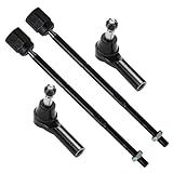 Detroit Axle - Front 4pc Tie Rods for 96-07 Ford Taurus, 96-05 Mercury Sable, 4 Inner & Outer Tie Rods 1996 1997 1998 1999 2000 2001 2002 2003 2004 2005 Replacement