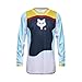 Fox Racing Youth 180 Motocross Dirt Bike Jersey, Light Blue Elevated, X-Large