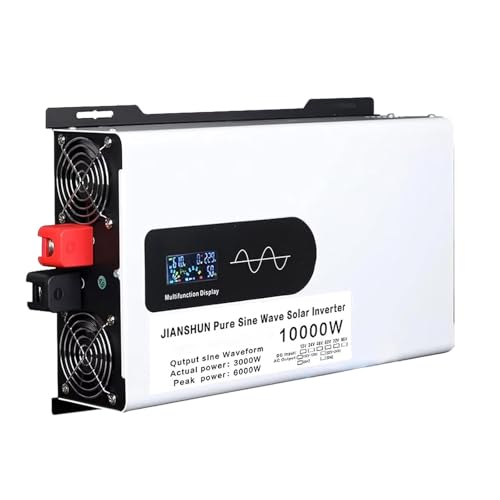 5000w 6000w 8000w 10000w Reiner Sinus Wechselrichter Dc 12v 24v 48v 60v to Ac 230v Auto-wechselrichter Mit Modifizierter Sinuskurve Doppelte Spannungsanzeige/lastleistungsanzeige,10000W-48V