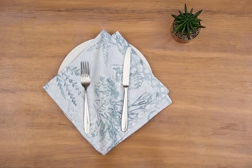 Servilleta de tela reversibles azul C&F Home miniatura 2