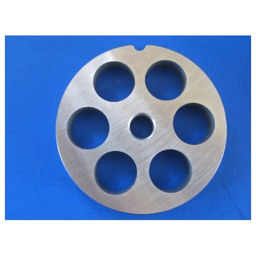 Smokehouse Chef size #22 x 3/4 (20 mm) LARGE holes Meat Grinder Plate Disc fits Hobart 8422 4322 4622 4822 100% Stainless Steel LEM Cabelas MTN