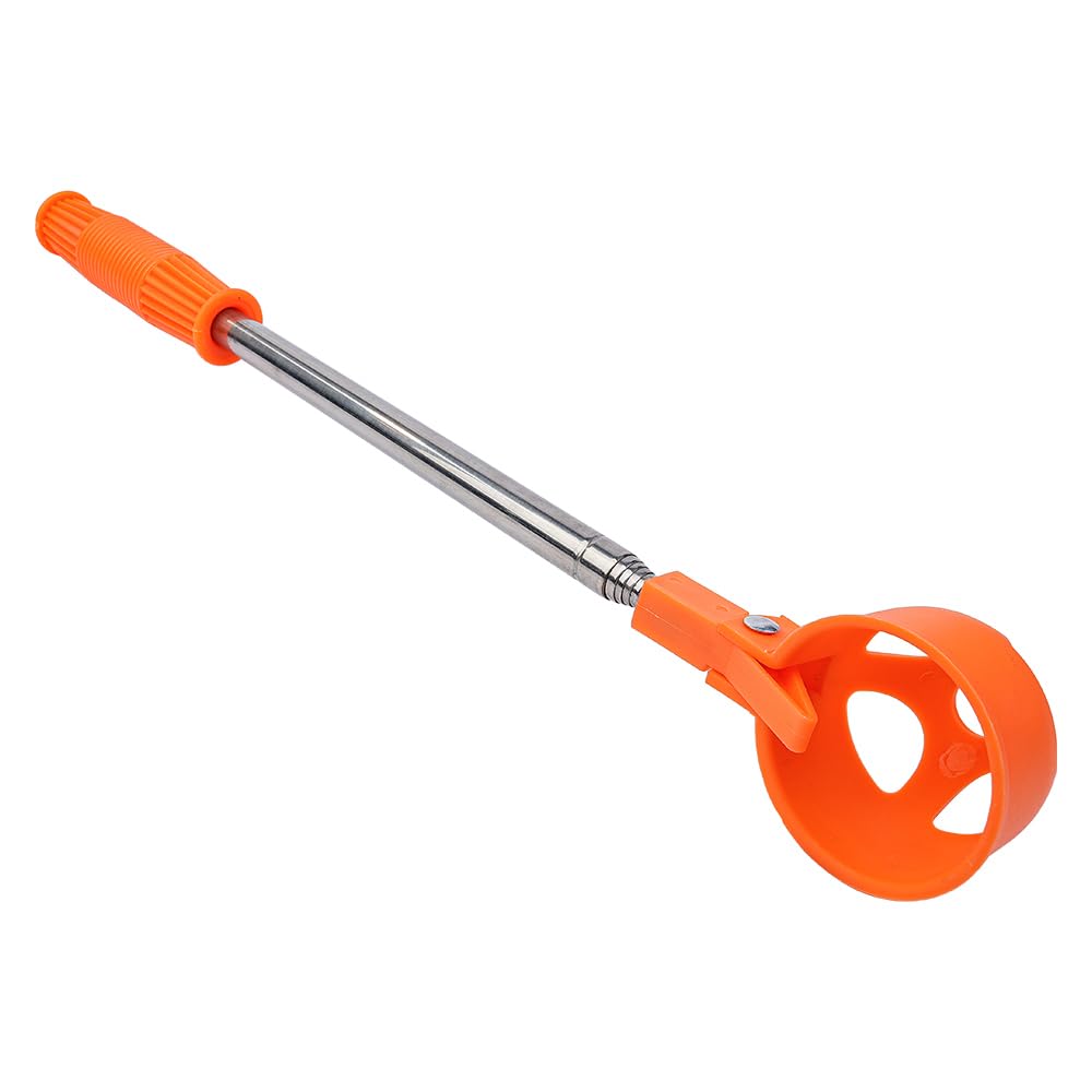 Récupérateur de balles de golf avec pelle télescopique à verrouillage