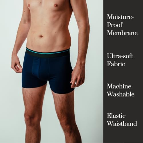 STEEN LastDrop Underwear for Men - Ultra-Soft Bamboo Viscose Boxer Briefs, Leak-Proof Underwear for Men4