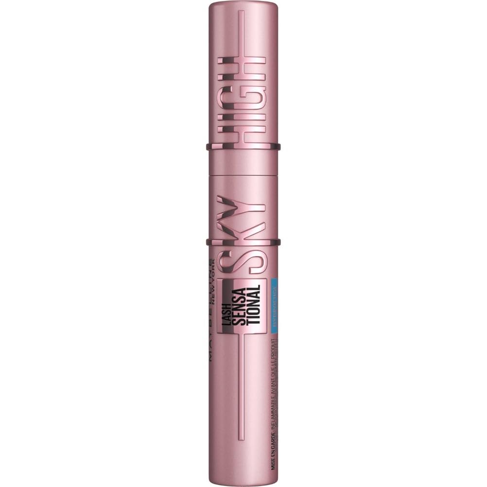 Maybelline New York Lash Sensational Sky High Mascara, Volumising & Lengthening Mascara, Washable Flake-Free Formula Infused with Bamboo Extract & Fibres, 7 ml, Shade: Brown