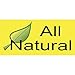 "All Natural" Shelf Labels Clear Vinyl Shelf Decal- 2 5/8"L x 2 3/8"H 50 Per Roll