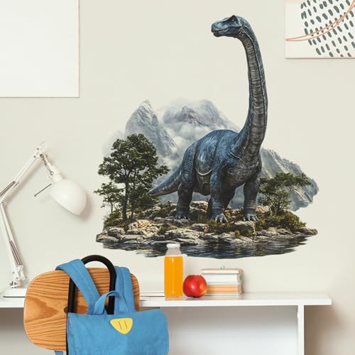 Achang Vinilo Decorativo Dinosaurio Brachiosaurus miniatura 5