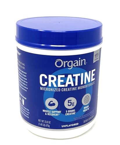 Orgain 5g Micronized Creatine Monohydrate Unflavored 1.48lbs