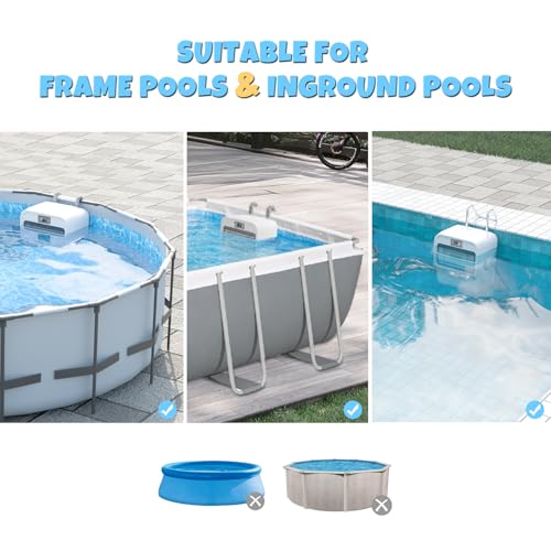 FanceSwim Swimming Pool Current Machine, 3500GPM Powerful Above Ground Pool Wave Maker for Exercise & Fun - 9-Speed Adjustable Swim Current Generator for Above Frame Pools, Pool Accessories