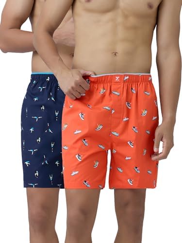 XYXX Men's Super Combed Cotton Renew Boxers (Pack of 2)