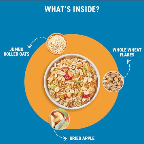 Image of Bagrry's Crunchy Muesli No Added Sugar 0%| 90% Multi Grains | 60% Fibre Rich Oats with Bran | Whole Grain Breakfast Cereal | Helps Manage Weight | Vegan and Plant Based Muesli 500g Box, Pack of 2