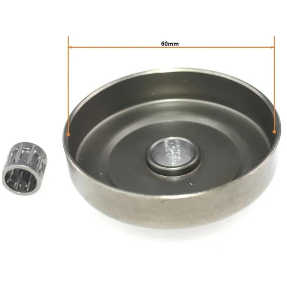 SPUR Piñón 6T rodamiento de agujas apto for CS-350T CS-3500 CS-350TES CS350WES 14 "tambor de embrague de motosierra 175-005-39133
