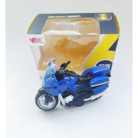 MING YING 66 Kids Toy Motorcycle Motorcycle Toy with Sound and Light,Motorcycle Toys for Boys Age 3-12 (Blue) Cover
