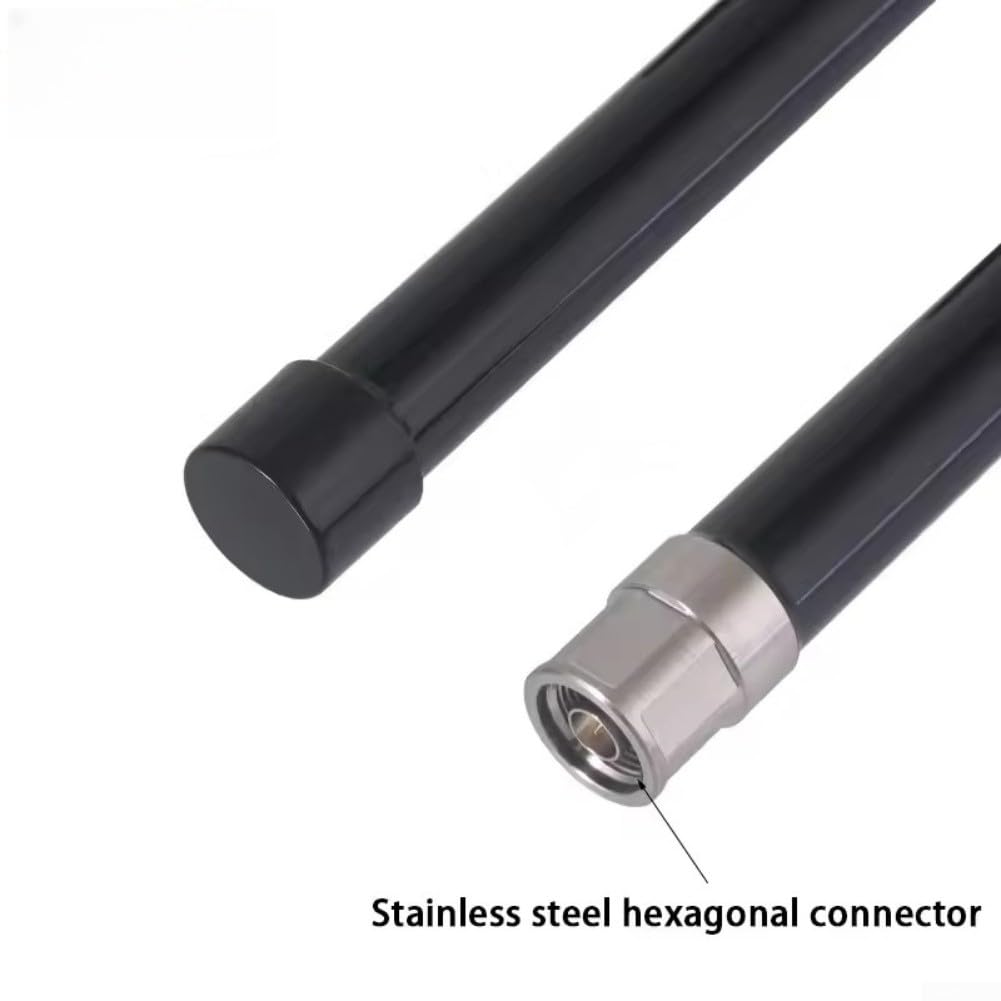 Antenne d'extérieur 150 mm 5dBi étanche en acier inoxydable type N 700-2700 MHz, antenne omnidirectionnelle pour amplificateur de signal WiFi 4G LTE