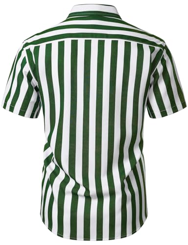 Image of JEMITOP Mens Stretch Wrinkle Free Texture Shirts