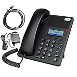 Fanvil E302 IP Phone プロフェッショナル SIP VoIP ビジネス オフィス デスクトップフォン、高解像度の音声、デュアルSIPサーバー、電源、多言語ディスプレイをサポート