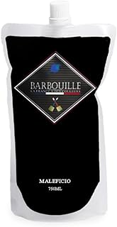 Peinture Noire Acrylique Maléficio - Aspect Satin - Peinture Mur, Plafond, Boiserie & Balcon - Lessivable - Séchage En 30 min - COV A+ - Fabriquée En France - 750 ml - BARBOUILLE