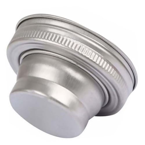 Cabilock Tapa para Tarro Mezclador de Cócteles de Acero Inoxidable Resistente y Versátil para Condimentos y Práctica para Uso Doméstico y Gastronómico