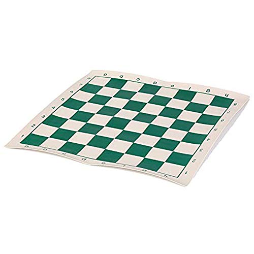 Tablero de ajedrez portátil enrollable PU 42cm miniatura 7