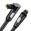 90° optical cable, black