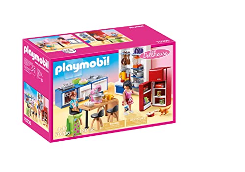 PLAYMOBIL Dollhouse 70206 Cocina, A Partir de 4 años