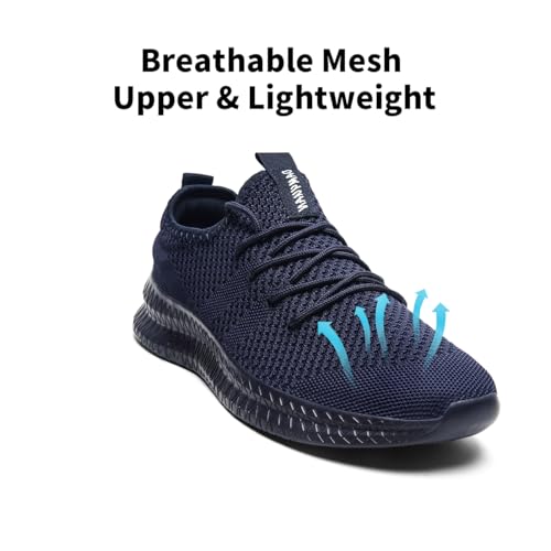 Image of Men's Shoes Running Walking Sneakers Casual Tennis Slip on Shoes Lightweight Breathable Fashion Comfortable Workout Athletic for Gym Sport Shoe