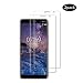 Produktbild KONEE Panzerglas Schutzfolie für Nokia 7 Plus, 2 Stück  HD Klar Displayschutzfolie [ 9H-Härte, Anti-Kratzer, Blasenfrei, Anti-Fingerabdruck ] Panzerglasfolie für Nokia 7 Plus