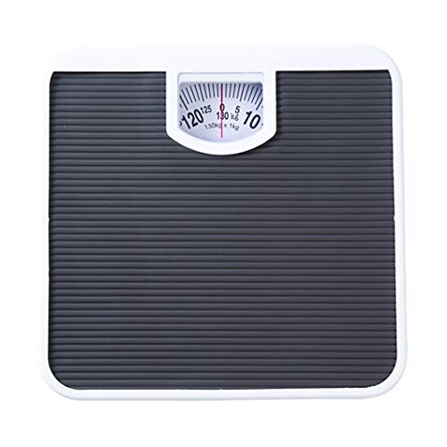 Professional Mechanical Bathroom Scale with Rotating Dial, Easy-to-Read Metal Platform, 130kg (286Lb) Capacity, Ideal for Home and Hospital Use