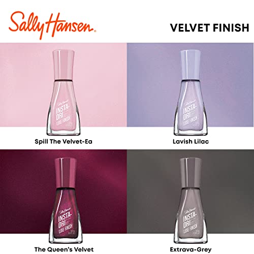 Sally Hansen Insta-Dri Nail Polish, Luxe Finish Collection, Lavish Lilac, 0.31 Fl Oz #TOP5