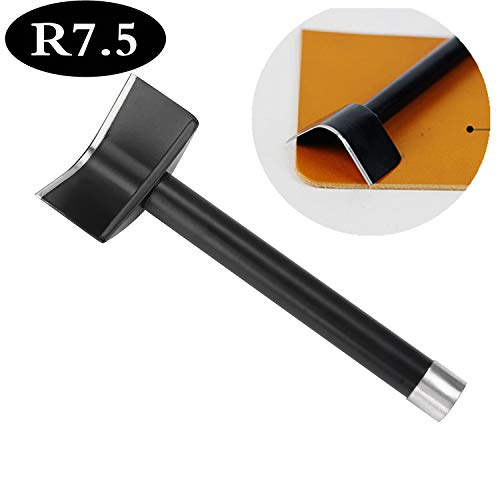 Aiskaer 1Pcs Half-Round Right Angle Punch Handmade Leather DIY Tool for Wallet Mouse