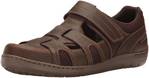 Dunham Men's Fitsmartfisherman Fisherman Sandal, Brown, 13 D US